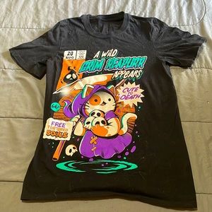 Grim Reaper Cat tee